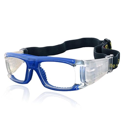 VOLOCOVER（TM Protective Sports Goggles Glasses for Basketball Football Volleyball Squash Hockey (Blue) - Image 1