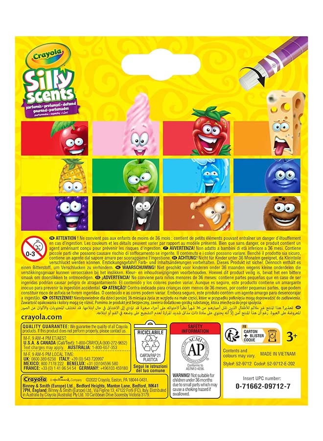 Crayola Silly Scents Twistables Crayons | 12 Flavorful Scented Colors, No Sharpening Needed! Fun and Educational Art Supplies for Kids Age 3+ - Image 5