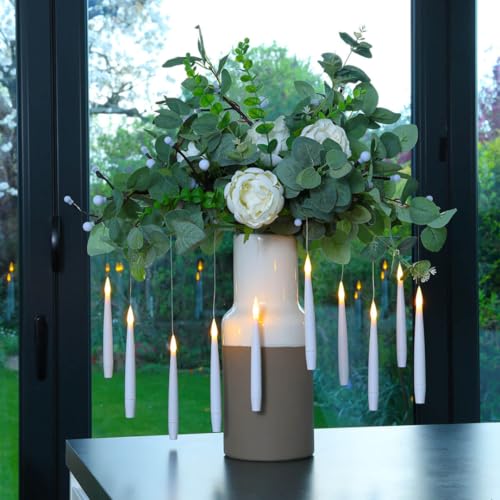 Chronos Lumos Floating Taper Candles with Wand | Pack of 12 - Image 3