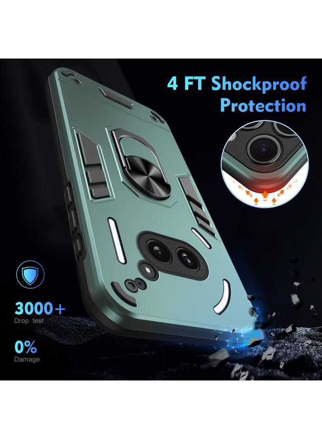 S-TOP Case For Nothing Phone 2a Shockproof Metal Ring Holder Phone Case - Image 4