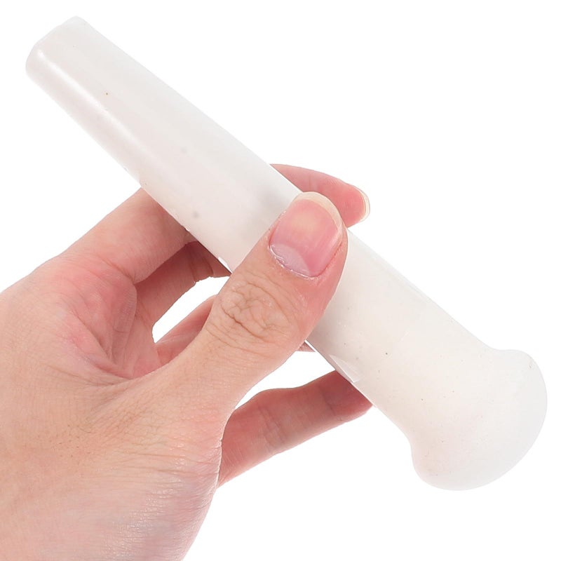 Long Handle Ceramic Garlic Press Muddler Pestle For Kitchen Herb Grinding Sauce Preparation - Image 5