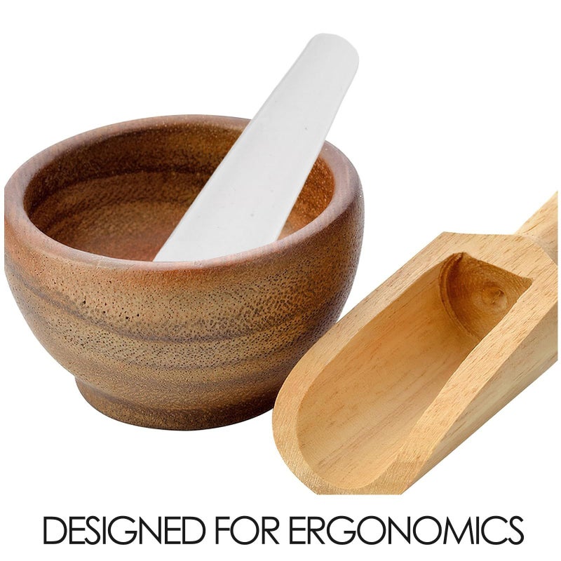 Long Handle Ceramic Garlic Press Muddler Pestle For Kitchen Herb Grinding Sauce Preparation - Image 4