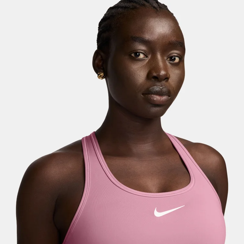 Nike Pink Women's Dri-FIT Swoosh Medium-Support Training Sports Bra for Women | Best Price UAE