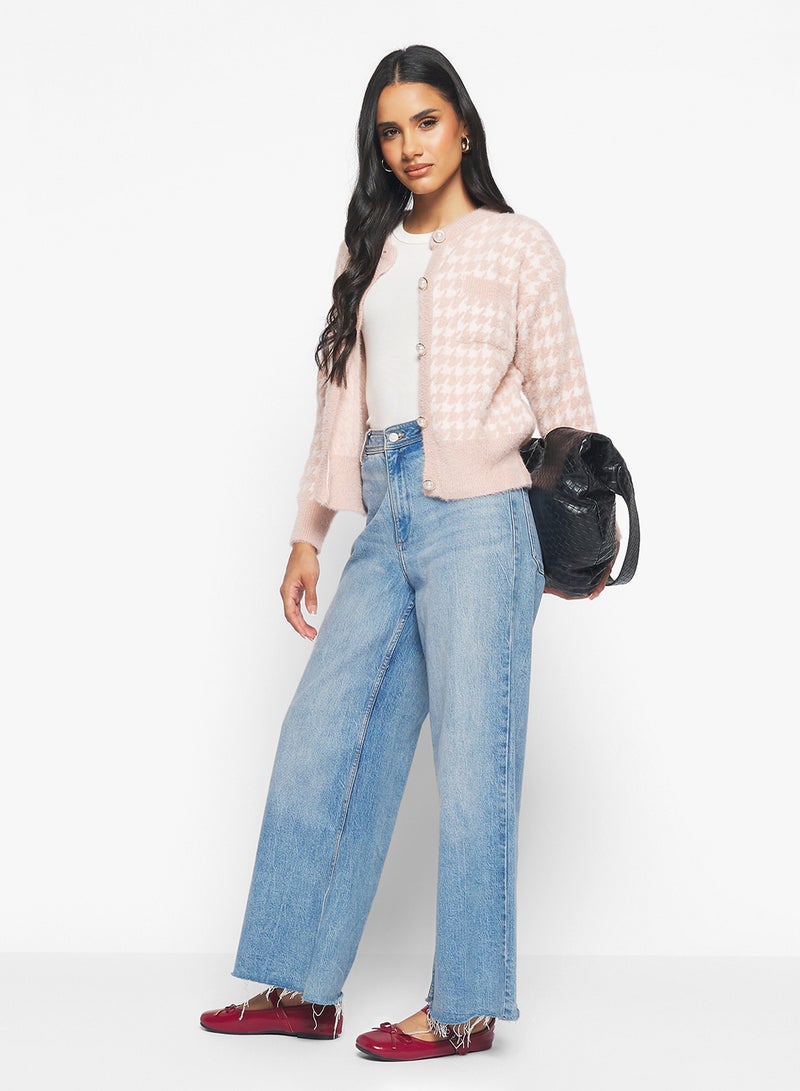 Ginger Classic Cardigan with Gold Accent - Image 4