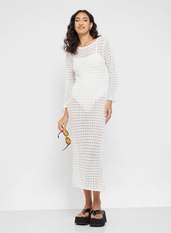 Ginger Crochet Knitted Beach Dress  - Image 4