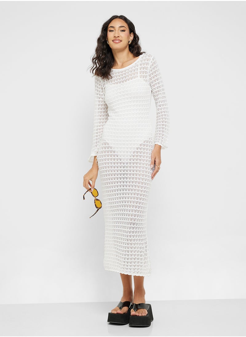 Ginger - Crochet Knitted Beach Dress - Image 1