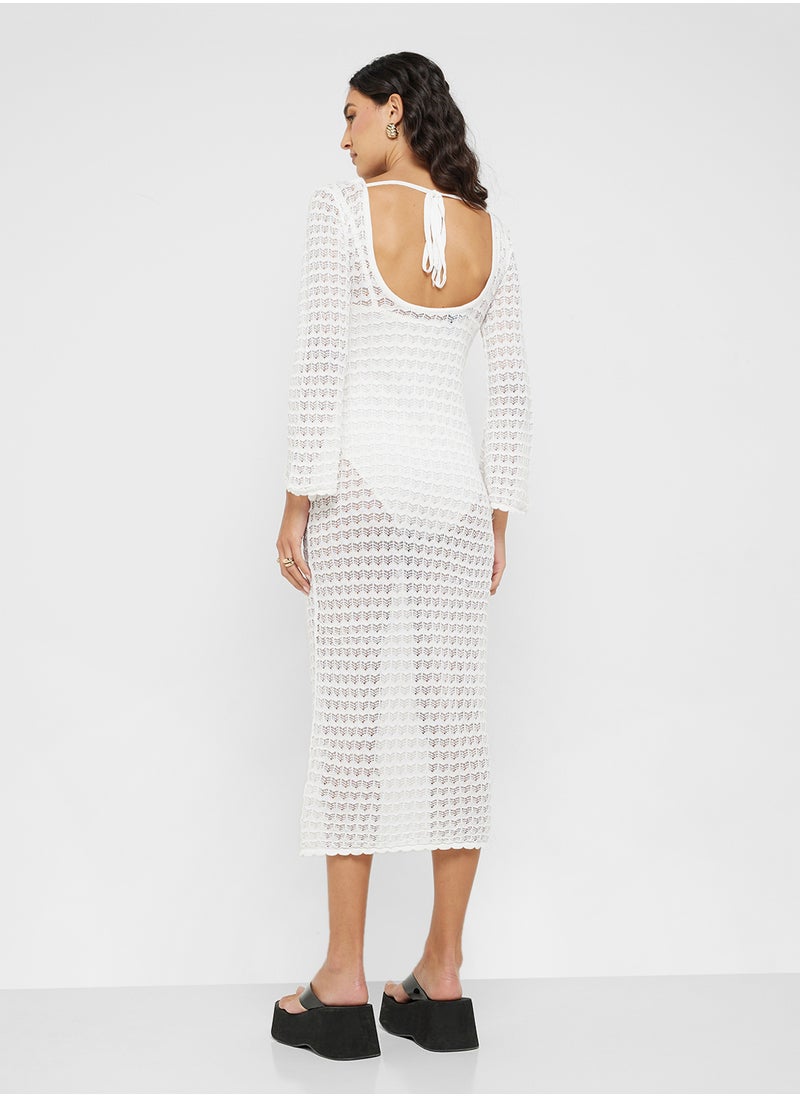 Ginger - Crochet Knitted Beach Dress - Image 1