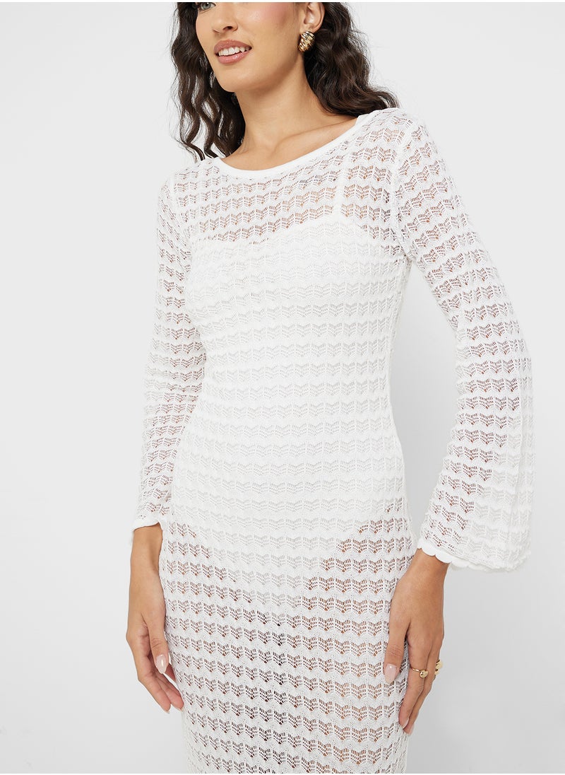 Ginger - Crochet Knitted Beach Dress - Image 1