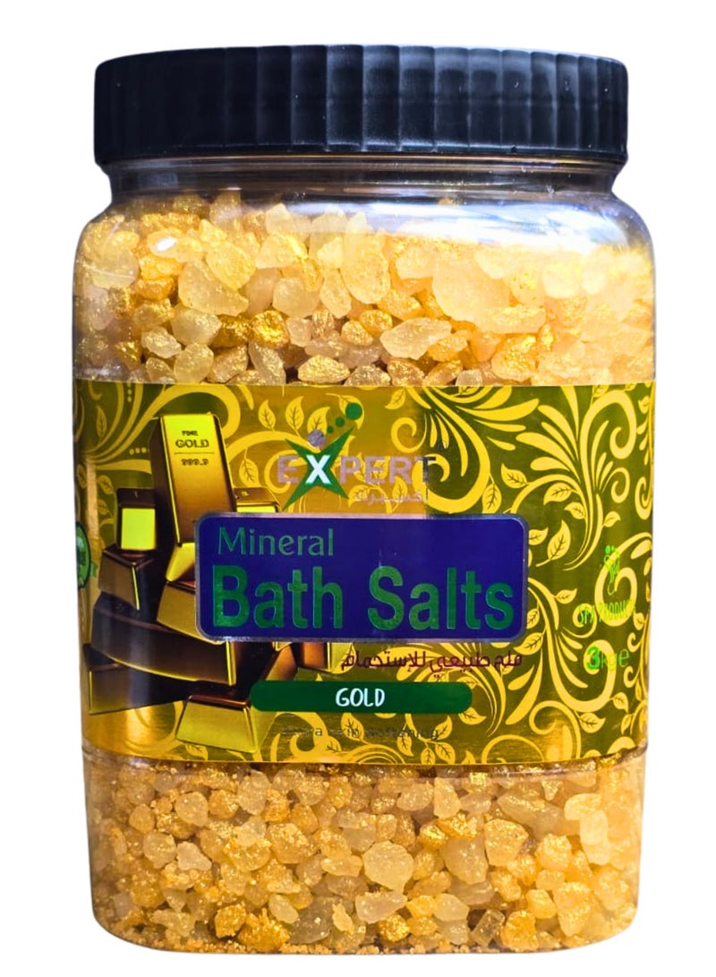Mineral Bath Salts Gold – Luxury Spa Experience, Skin Softening – 3kg