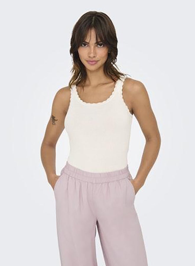 ONLY U-Neck Sleeveless Top - Image 2