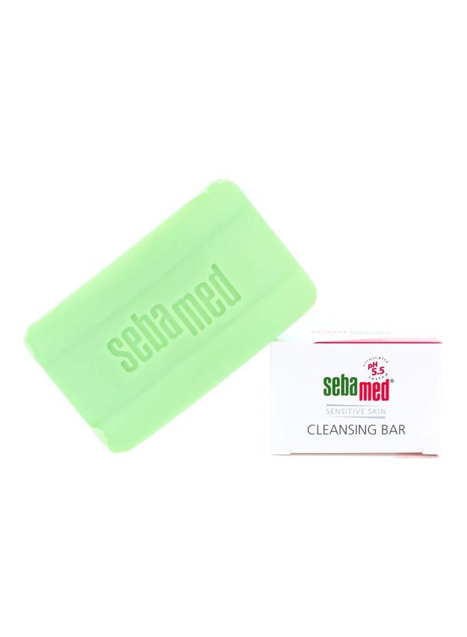 Sebamed Sensitive Skin Cleansing Bar 3 Pack (10.5 Ounce) - Hypoallergenic And Dermatologist Recomded. No Detergents That May Irritate Skin Conditions White 100grams - Image 3