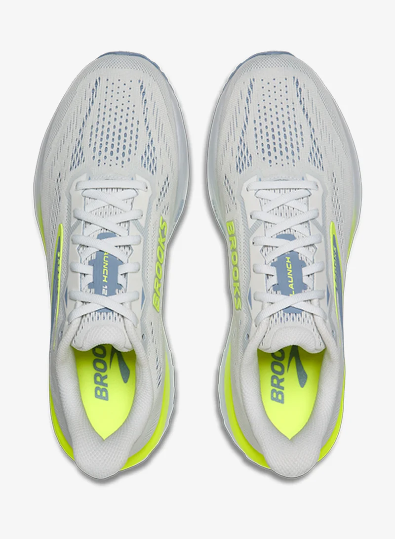 Brooks WHITE Launch 12 for Men | Best Price UAE