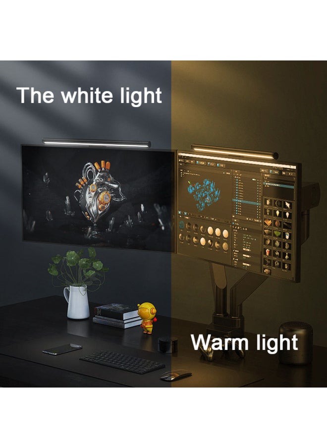 Generic - Touch Controlled LED Screen Display Light Eye Protection Blue Light Reduction Computer Notebook Supplemental Lighting Metal Modern Minimalist USB Powered Adjustable Brightness-Specifications:Large Bracket CCT Hanging Lamp - Image 1