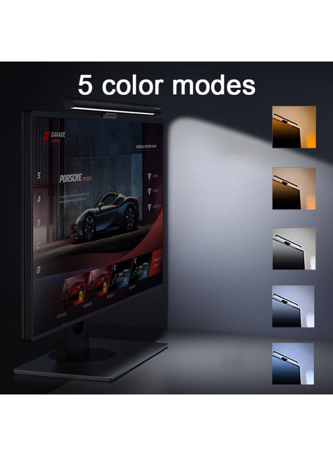 Generic - Touch Controlled LED Screen Display Light Eye Protection Blue Light Reduction Computer Notebook Supplemental Lighting Metal Modern Minimalist USB Powered Adjustable Brightness-Specifications:Large Bracket CCT Hanging Lamp - Image 1