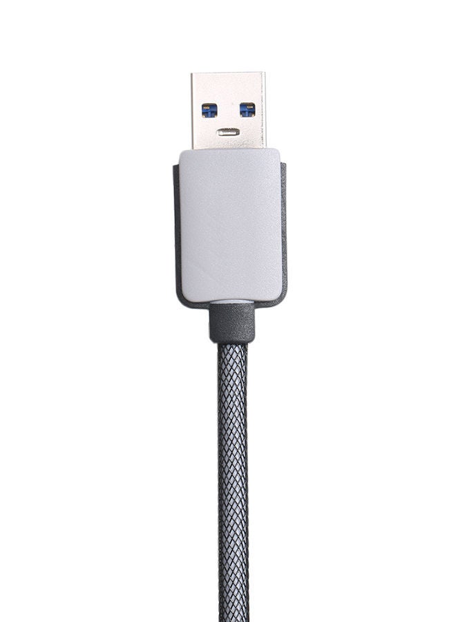 NIBEMINENT High Speed USB3.1 Weave Fishing Net Charging Cable Data Transfer Cables Type-C to USB3.0 Indicates Line for Le-shi Phones Multicolour - Image 2