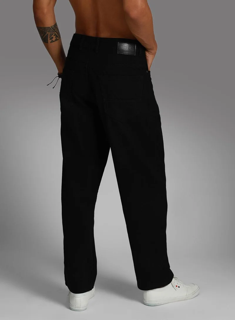 High Star  Mens Black Jeans for Men | Best Price UAE