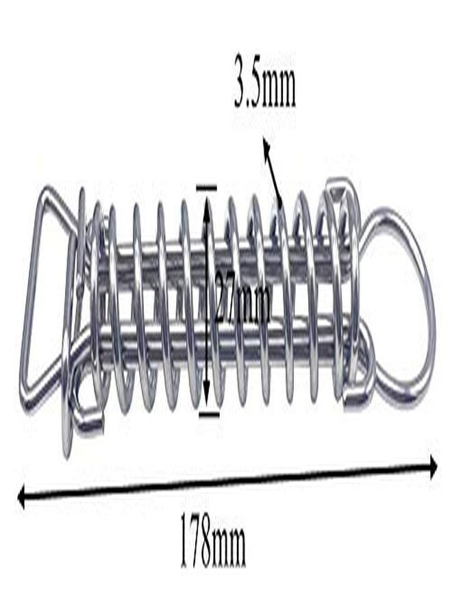 Poolzilla Bargain Brass Pool Cover Anchor and Spring Bundle for Safety Pool Cover for Inground Pools - 10 Pack - Image 3