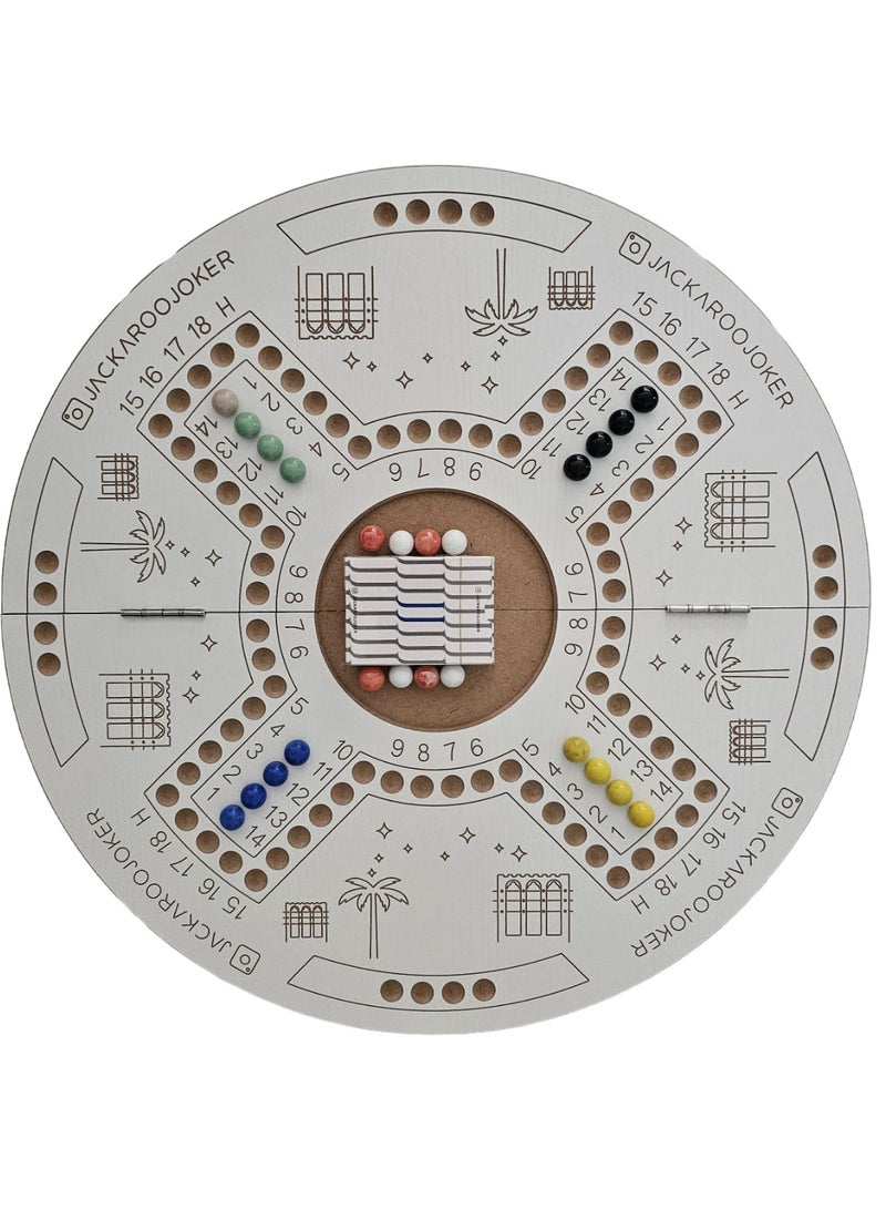 جاكارو جوكر قابل للطي مزدوج الجوانب لـ 4-6 لاعبين مع حقيبة - Image 2