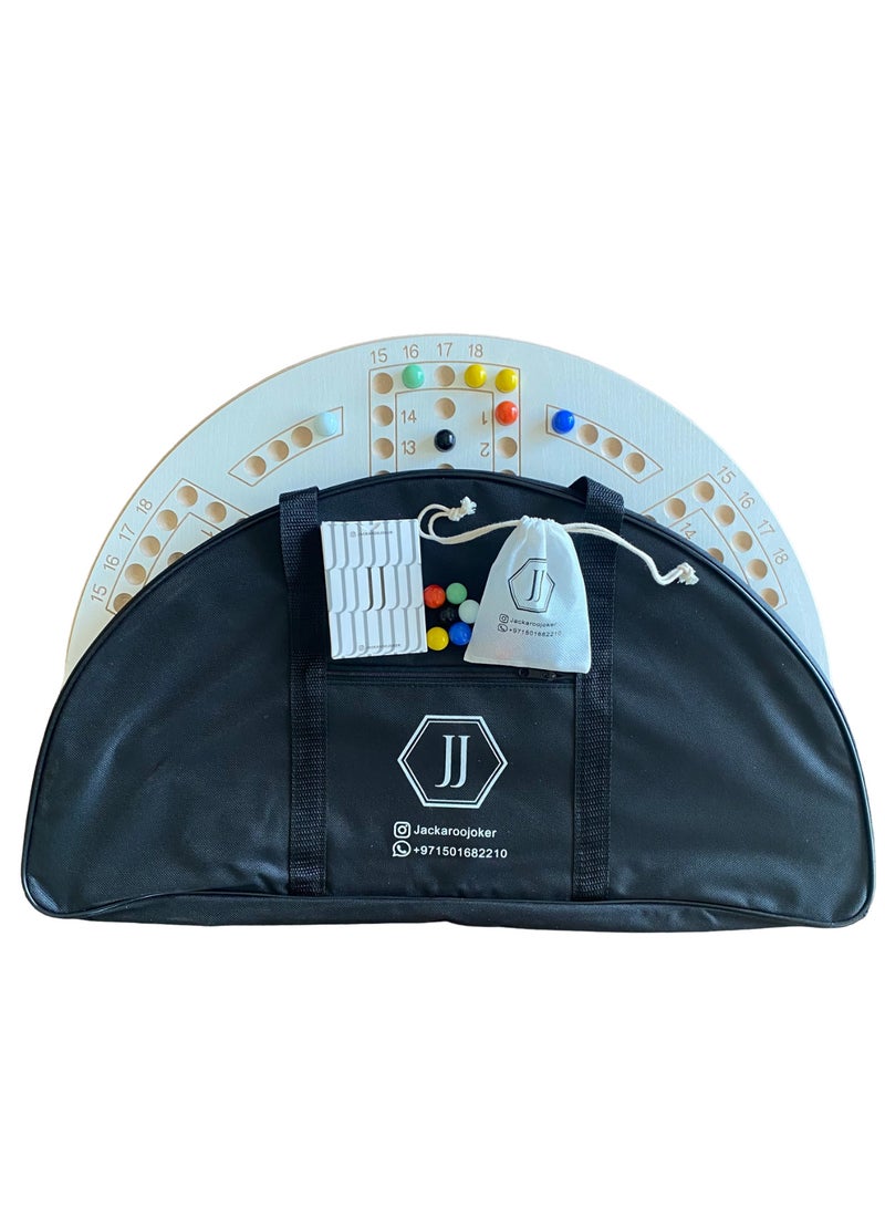 جاكارو جوكر قابل للطي مزدوج الجوانب لـ 4-6 لاعبين مع حقيبة - Image 1