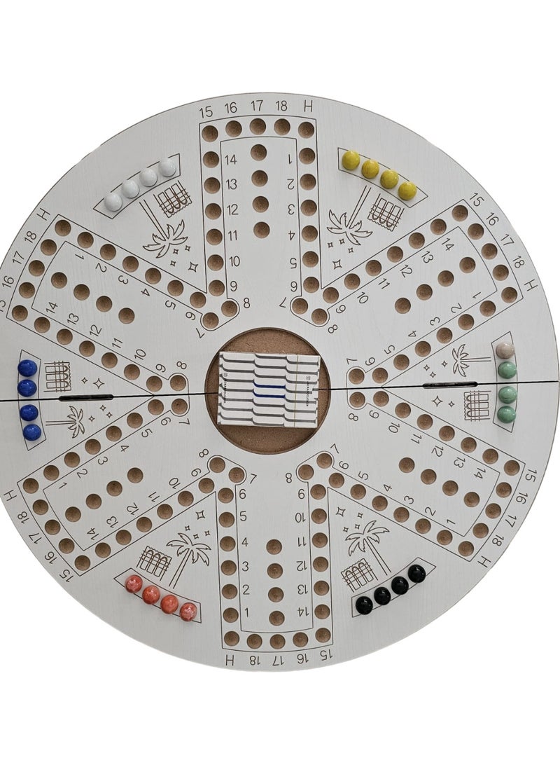 جاكارو جوكر قابل للطي مزدوج الجوانب لـ 4-6 لاعبين مع حقيبة - Image 4