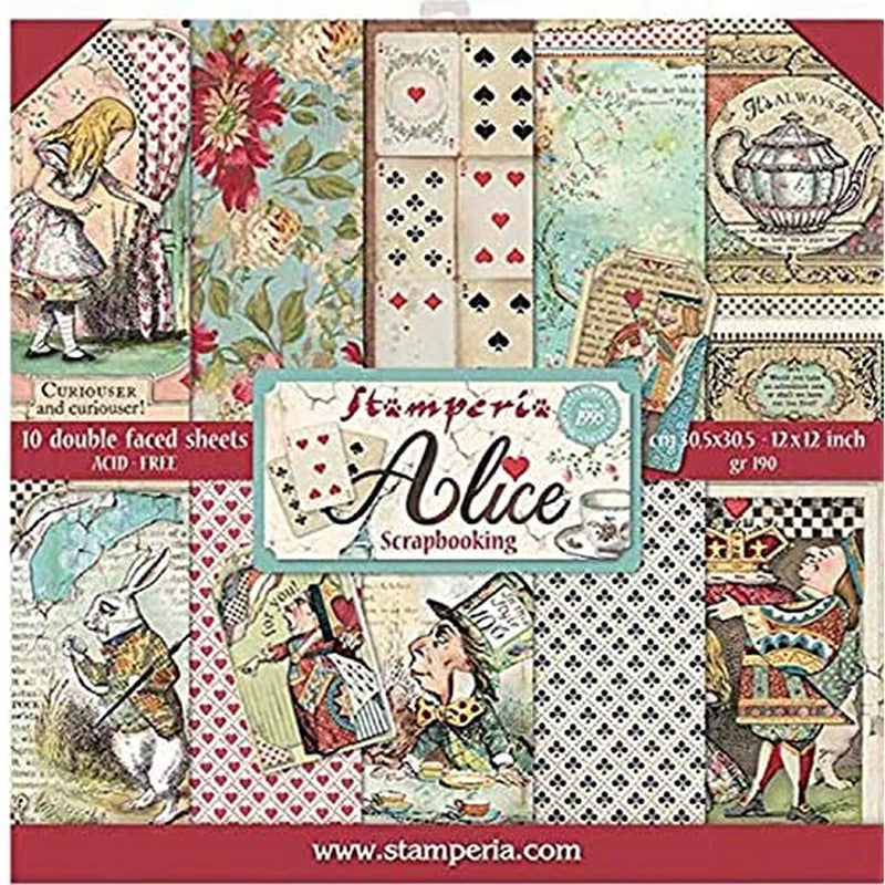 Stamperia Intl Scrapbooking Paper, Multi-Colored 10 Pack - Image 1