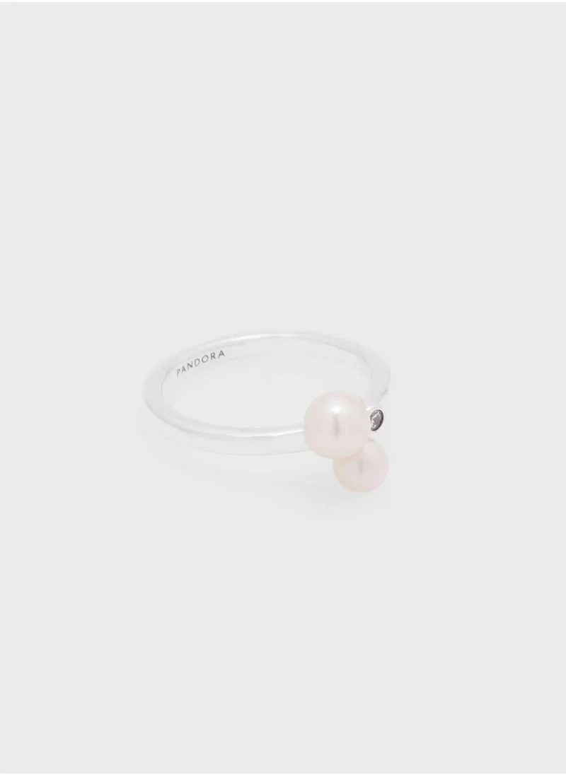 PANDORA Duo Treated Freshwater Cultured Pearls Ring