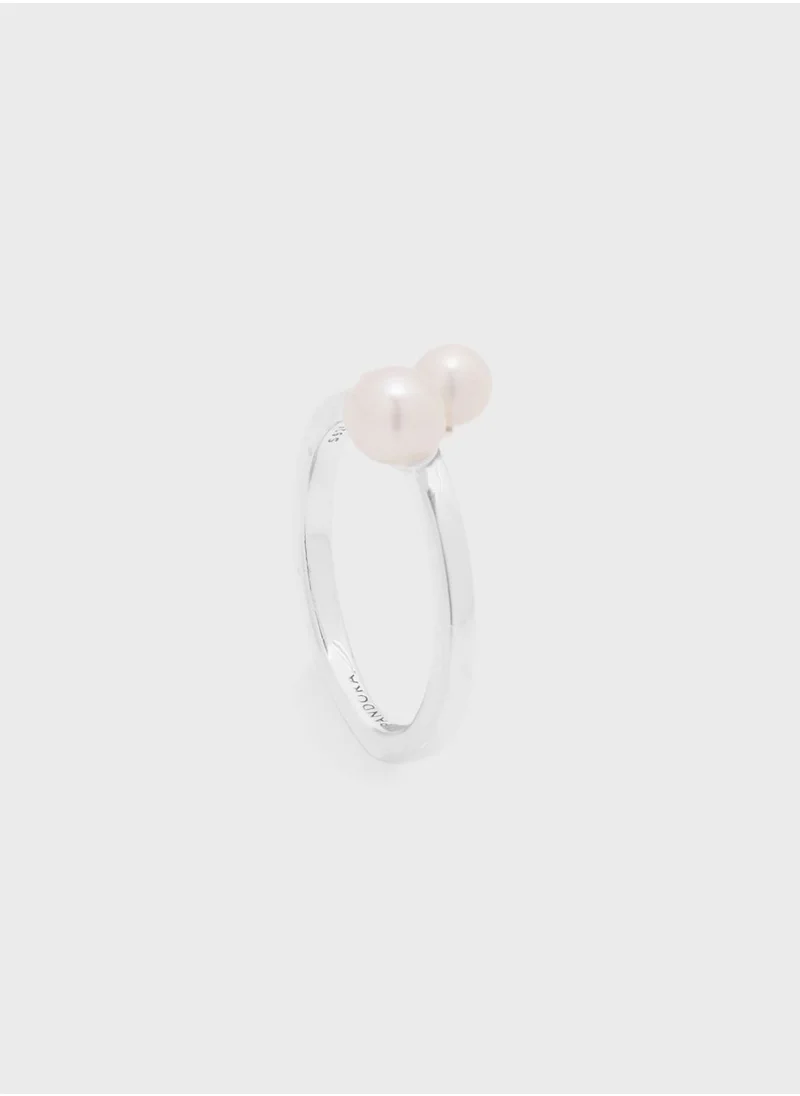 PANDORA Duo Treated Freshwater Cultured Pearls Ring