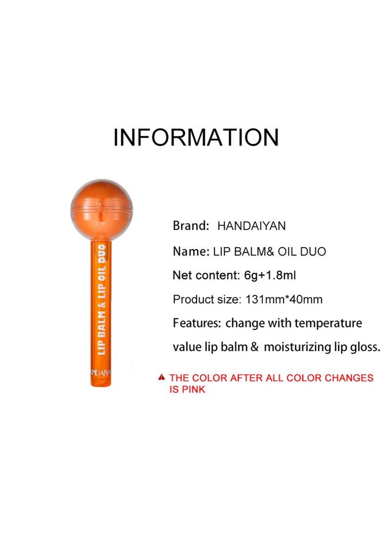 Handaiyan 2 IN 1 Lip Balm and Lip Oil Duo - Image 3