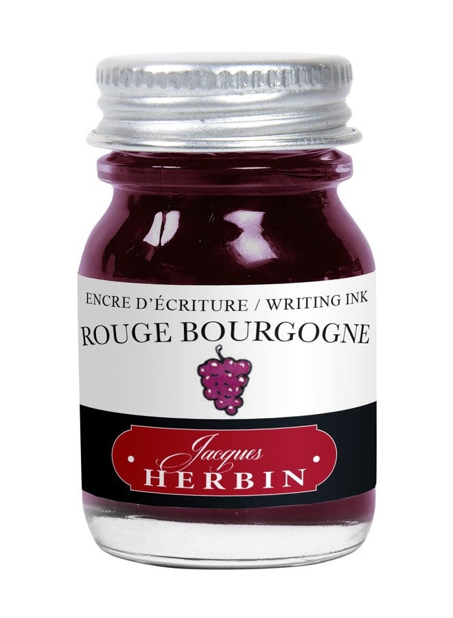 Jacques Herbin Herbin Ink Bottle (Rouge Bourgogne - 10ML) 11528T - Image 1