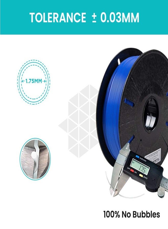 Tesseract Premium ABS 1.75mm 3D Printing Filament | Dimensional Accuracy +/- 0.03mm | Compatible with Most FDM Printers | 1 KG 3D Printer Filament - ABS Blue (Quantity 1) - Image 2
