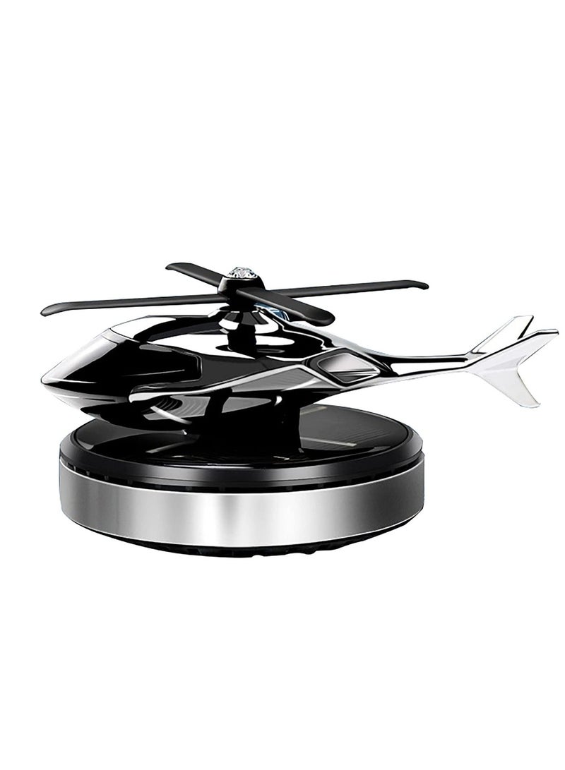 SYOSI Car Aromatherapy Ornament Helicopter Solar Aromatherapy Diffuser - Image 1