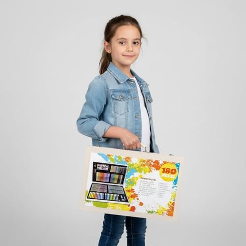 KARP Children Deluxe Art Drawing Set for Kids Case Art and Craft Supplies Drawing and Painting Set Great Gift (180Pcs - Multi) - Image 5