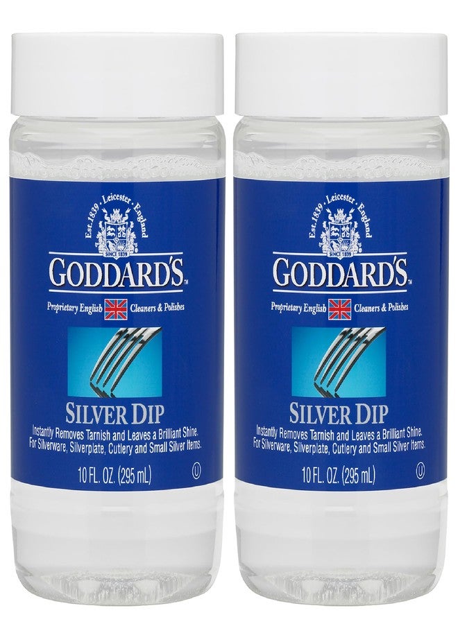 GODDARD'S Goddard’s Silver Cleaning Dip - Silver Jewelry Cleaner Solution for Filigree Metalwork & Small Items - Professional Use Tarnish Remover (2-Pack) - Image 1
