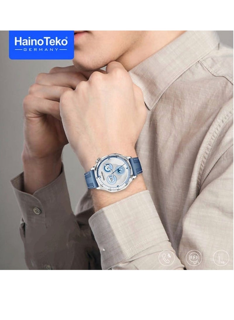 Haino Teko - Smart Watch GT5 Max Round Screen AMOLED Display with 3 Pair Straps and Wireless Charger Multicolour - Image 1
