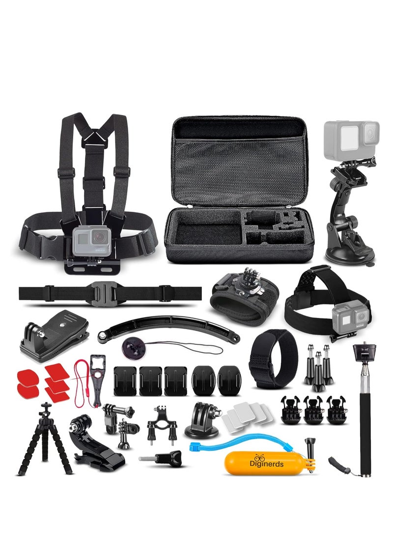جودوكس مجموعة ملحقات كاميرا الحركة 50 في 1 متوافقة مع GoPro Hero 13/12/11/10/9/8/7، GoPro Max، GoPro Fusion، Insta360، DJI Osmo Action - Image 1