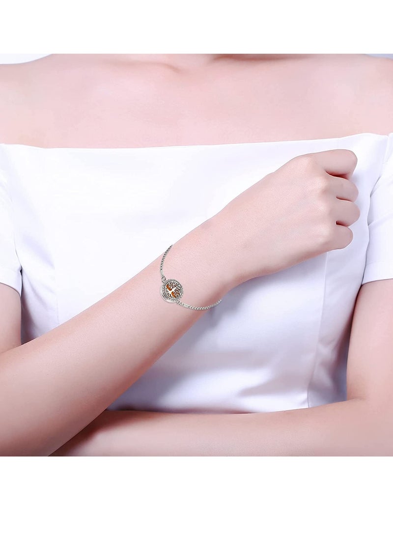 SYOSI Essential Oil Diffuser Bracelet Stainless Steel Aromatherapy Locket Adjustable Bracelet Set for Girls Women 2PCS Style  - Image 2