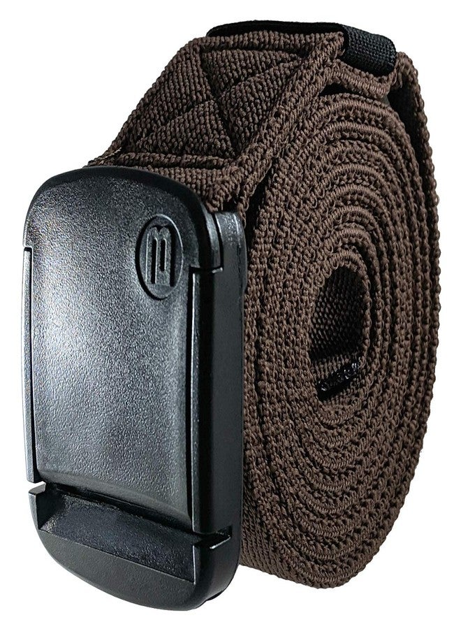 Betta 1.5 Inch Wide Men's Elastic Stretch Belt with Fully Adjustable High-Strength Buckle (XXX-Large, Brown) - Image 1
