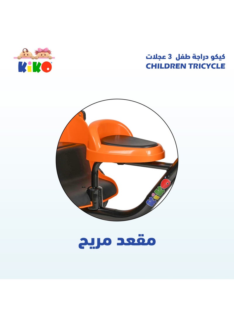 Kiko Children Tricycle - Orange - Image 3