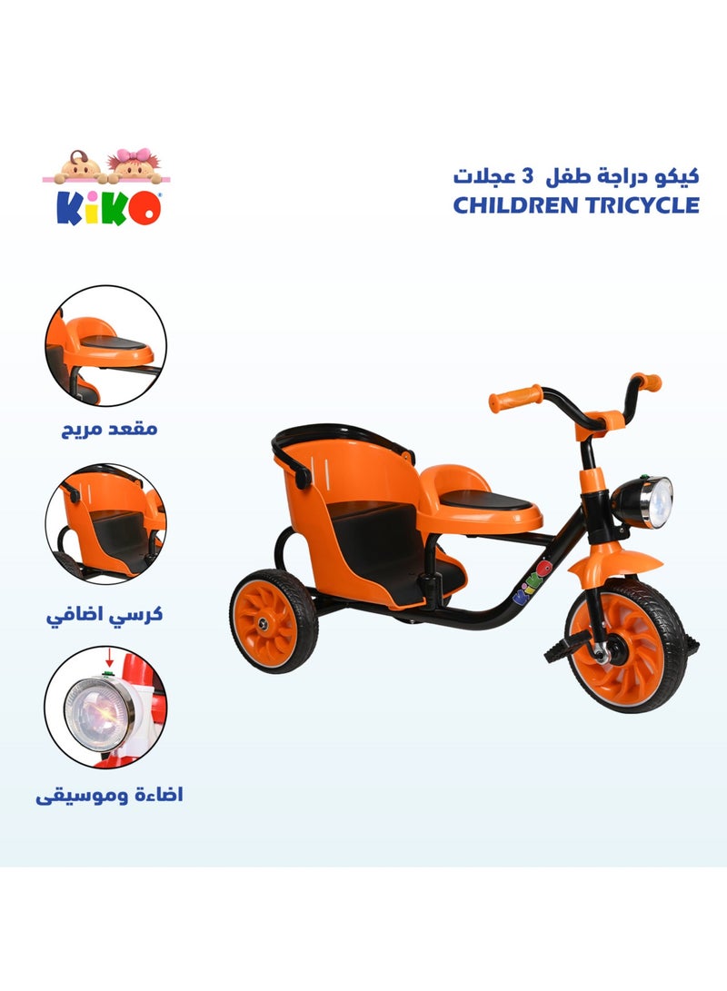 Kiko Children Tricycle - Orange - Image 2