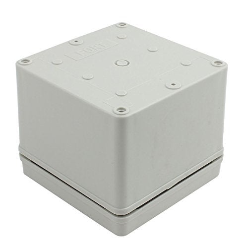 YXQ 125 x 125 x 100mm Junction Box Electrical Project Case Square IP65 Waterproof ABS DIY Power Outdoor Enclosure Gray (5 x 5 x 4 inches) - Image 3