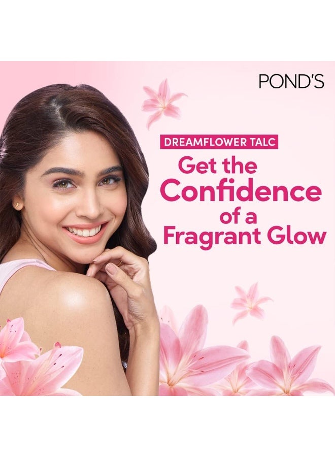 Pond's Pond's Dream flower Fragrant Talcum Powder Pink Lilly, 400 gm  - Image 2