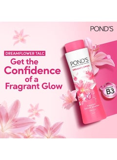 Pond's Pond's Dream flower Fragrant Talcum Powder Pink Lilly, 400 gm  - Image 5