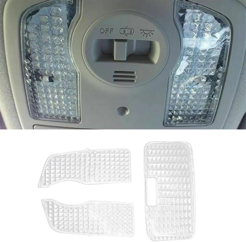Wivplex 3Pcs Car Crystal Clear Dome Light Covers for Prius - Image 5