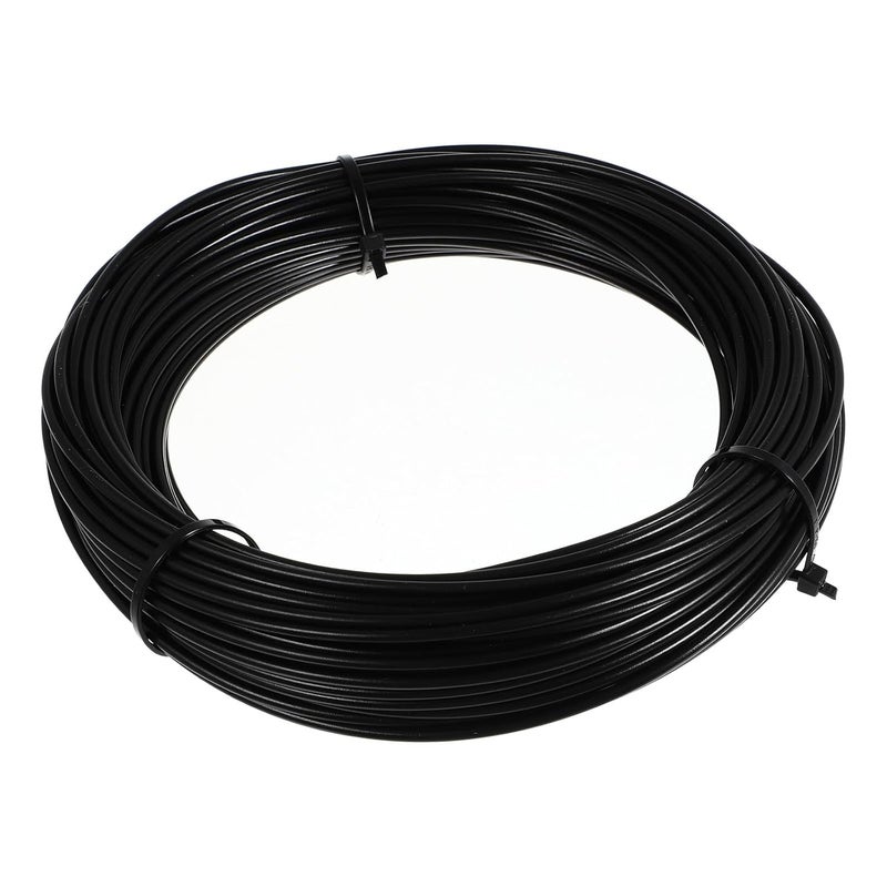 Minimal design 304 Stainless Steel Wire Rope Coated Cable 0.2Cm Diameter 25M Length Black Bailing Wire Steel Cable for Garden Fence Clothesline and Travel Use Cross product combo compatible - Image 1