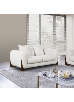 Sonoro 2-Seater Fabric Sofa with 2 Cushions 99 x 67 x 190 cm