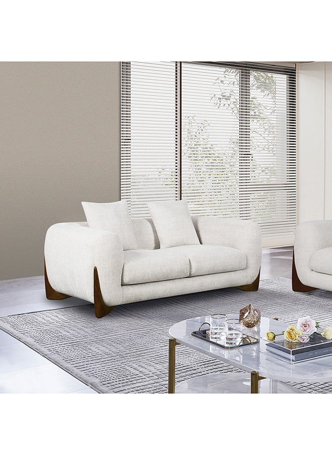 Home Box - Sonoro 2-Seater Fabric Sofa with 2 Cushions 99 x 67 x 190 cm - Image 1