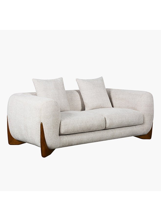 Home Box - Sonoro 2-Seater Fabric Sofa with 2 Cushions 99 x 67 x 190 cm - Image 1
