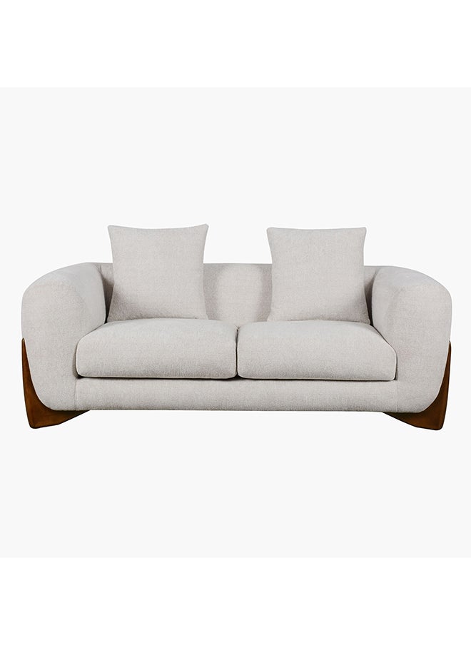 Home Box - Sonoro 2-Seater Fabric Sofa with 2 Cushions 99 x 67 x 190 cm - Image 1