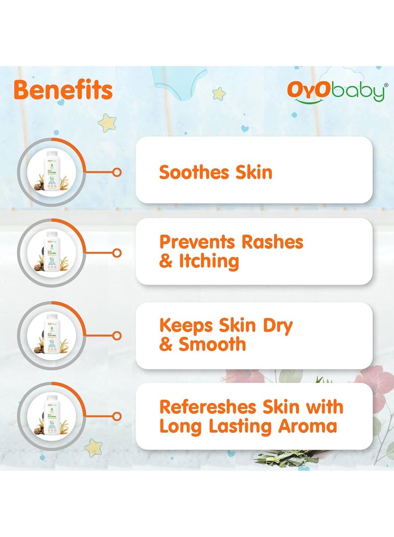 OYO BABY Gentle Baby Talc Free Powder For New Born Baby  Soothes and Refreshes Skin Baby Powder  200 GR - Image 5