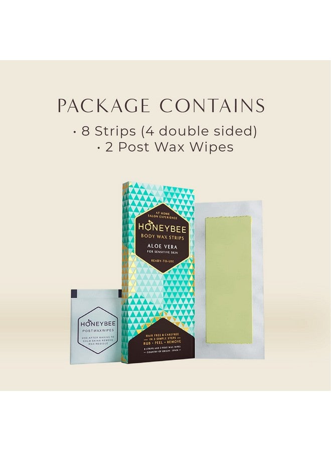 HoneyBee Aloe Vera Body Wax Strips - Image 3